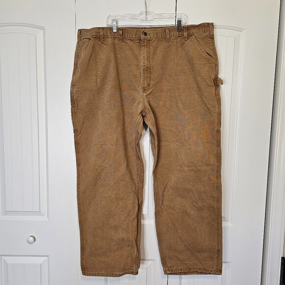 Men's Carhartt B11 - Washed Duck Work Loose Fit Pant Size 48x32‎ Made in USA - Picture 1 of 6
